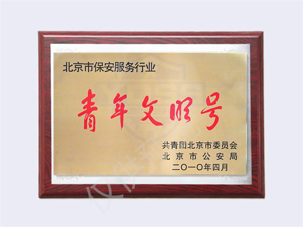 2010保安服務(wù)業(yè)青年文明號(hào)